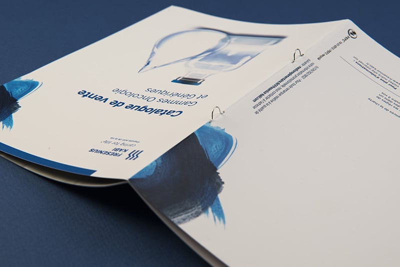 Reliure brochure catalogue